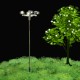 5Pcs 1:87/1:100 Model Garden Lamps 3V 1W Lamppost Landscape 4 Heads Light Model