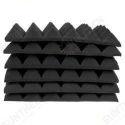 6Pcs Acoustic Panels Tiles Studio Soundproofing Insulation Closed Cell Foam 6Pcs Acoustic Panels Tiles Studio Soundproofing Insulation Closed Cell Foam