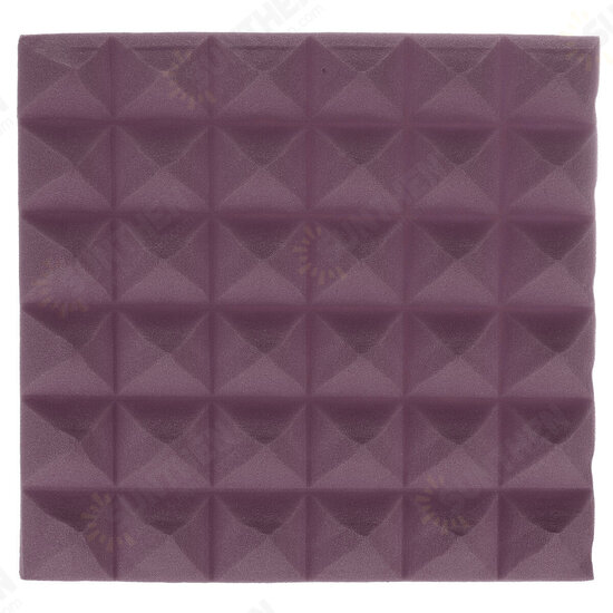 6Pcs Acoustic Panels Tiles Studio Soundproofing Insulation Closed Cell Foam