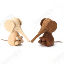 Adjustable Handicraft Elephant Wooden Animal Doll Smooth Surface Home Decorations Gift Adjustable Handicraft Elephant Wooden Animal Doll Smooth Surface Home Decorations Gift