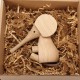 Adjustable Handicraft Elephant Wooden Animal Doll Smooth Surface Home Decorations Gift