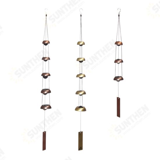 Antirust Copper Wind Chimes Outdoor Living Yard Tubes Bells Garden Decorations Metal WindChimes