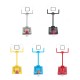Basketball Game Toys Metal Desktop Decoration Foldable Shooting Rack Stress Relief Ornament Creative Office Home Table Decor Gift
