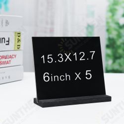 Blackboard Double Side Rustic Sign Message Board Cafe School with Base Stands Blackboard Double Side Rustic Sign Message Board Cafe School with Base Stands