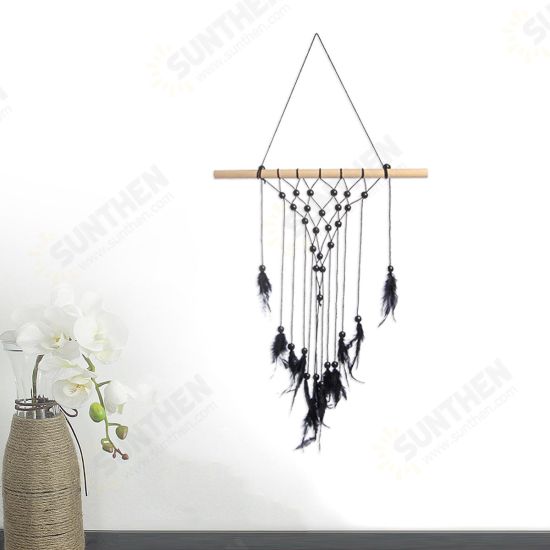 Bohemian Wall Hanging Tapestry Macrame Handmade Boho Textile Family Art Decorations