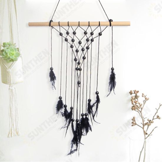 Bohemian Wall Hanging Tapestry Macrame Handmade Boho Textile Family Art Decorations