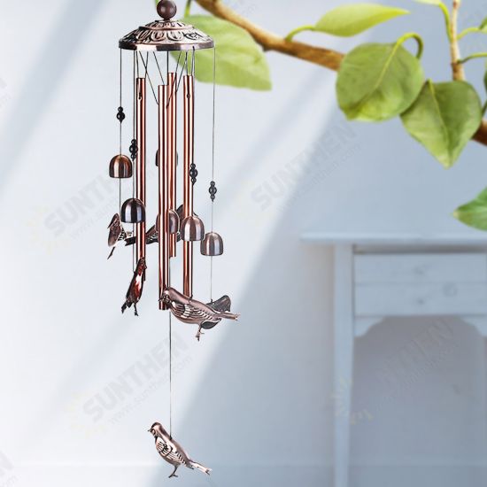 Brass Bell Wind Chime Ornaments European And American Garden Home Decoration