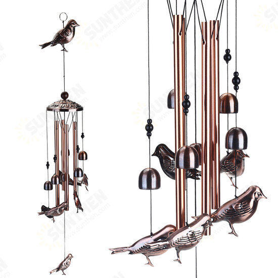 Brass Bell Wind Chime Ornaments European And American Garden Home Decoration