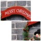 Christmas Rattan Wreath Wall Door Decorations Santa Claus Snowman Bear Garland