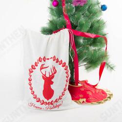 Christmas Santa Gift sack Cloth Stocking Storage Burlap Bag Bundle Christmas Decorations Christmas Santa Gift sack Cloth Stocking Storage Burlap Bag Bundle Christmas Decorations