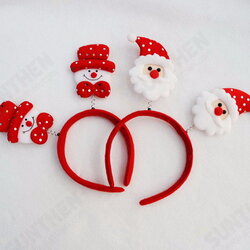 Christmas Snowman Head Santa Claus Headbandd Hair Hoop Christmas Decorations Christmas Snowman Head Santa Claus Headbandd Hair Hoop Christmas Decorations