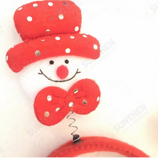 Christmas Snowman Head Santa Claus Headbandd Hair Hoop Christmas Decorations Christmas Snowman Head Santa Claus Headbandd Hair Hoop Christmas Decorations