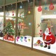 Christmas Tree Wall Sticker Santa Claus Gift Wall Art Window Home Decoration