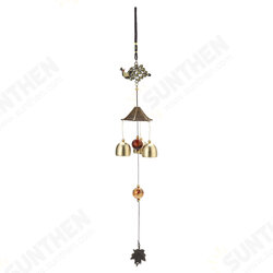 Copper Lucky Feng Shui Wind Chime Hanging Bell Jingle Doorative Pendant Charm Copper Lucky Feng Shui Wind Chime Hanging Bell Jingle Doorative Pendant Charm