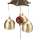 Copper Lucky Feng Shui Wind Chime Hanging Bell Jingle Doorative Pendant Charm