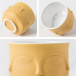 Creative Ceramic Face Flower Vase Art Planter Pot Office Home Decorations Holder Creative Ceramic Face Flower Vase Art Planter Pot Office Home Decorations Holder
