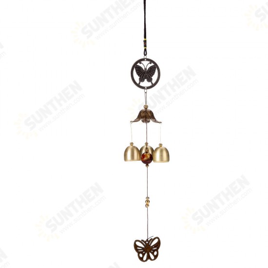 Creative Metal Butterfly Decor Wind Chimes Church Outdoor Bells Hanging Garden Decorations