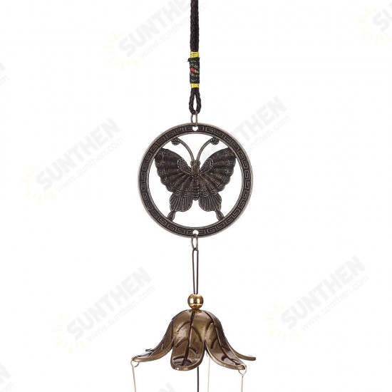 Creative Metal Butterfly Decor Wind Chimes Church Outdoor Bells Hanging Garden Decorations