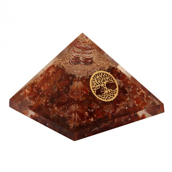 Crystals Apatite Orgone Gemstone Pyramid Meditation Yoga Energy Generator Healing