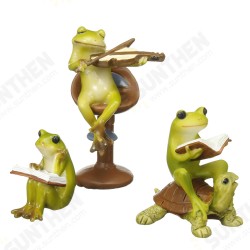 Cute Frog Statue Figurine Home Office Desk Ornament Garden Bonsai Decor Gift Cute Frog Statue Figurine Home Office Desk Ornament Garden Bonsai Decor Gift