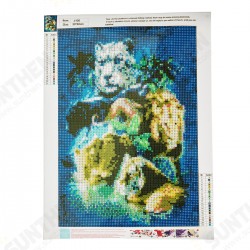 DIY 5D Diamond Paintings Tiger Lion Embroidery Cross Crafts Stitch Tool Kit DIY 5D Diamond Paintings Tiger Lion Embroidery Cross Crafts Stitch Tool Kit