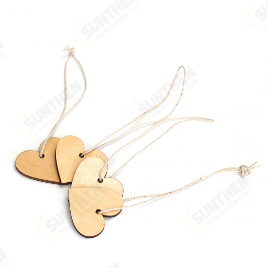 DIY Wedding Book Tree Marriage Guest Book Wooden Tree Hearts Pendant Drop Ornaments Decorations