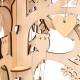 DIY Wedding Book Tree Marriage Guest Book Wooden Tree Hearts Pendant Drop Ornaments Decorations DIY Wedding Book Tree Marriage Guest Book Wooden Tree Hearts Pendant Drop Ornaments Decorations