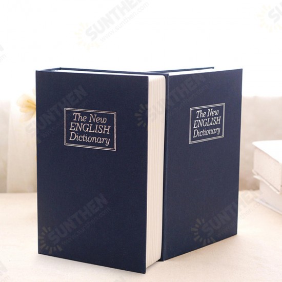 Dictionary Security Safe Box Hidden Security Key Lock Book Cash Jewellery