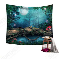 Fairy Forest Hanging Wall Tapestry Bohemian Hippie Throw Bedspread Home Decorations Fairy Forest Hanging Wall Tapestry Bohemian Hippie Throw Bedspread Home Decorations
