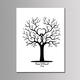 Fingerprint Thumbprint DIY Tree Wedding Signature Sign Guest Book Canvas Sign-in Tree Decorations