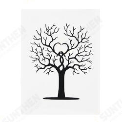 Fingerprint Thumbprint DIY Tree Wedding Signature Sign Guest Book Canvas Sign-in Tree Decorations Fingerprint Thumbprint DIY Tree Wedding Signature Sign Guest Book Canvas Sign-in Tree Decorations