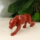 Geometric Leopard Art Sculpture Statue Figure Ornament Resin Panther Home Office Decorations