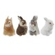 Gray/Yellow/Brown/White Rabbits Handmade Easter Bunnies Home Decorations Desktop Ornament Gray/Yellow/Brown/White Rabbits Handmade Easter Bunnies Home Decorations Desktop Ornament