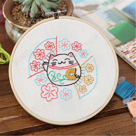 Hand Embroidery DIY Cloth Arts Handmade Cross Stitch Hanging Chinese Style Painting for Home Decoration