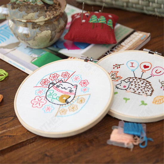 Hand Embroidery DIY Cloth Arts Handmade Cross Stitch Hanging Chinese Style Painting for Home Decoration