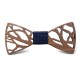 Handkerchief Cufflinks Set Wooden Bow Tie Bowknots for Wedding Pocket Square Hanky Cravat Decor Supplies