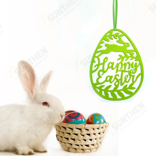 Hanging Ornament Easter Eggs Bunny Pendant Egg Shape Gifts Wall Door Decorations