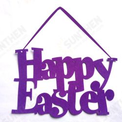 Happy Easter Hanging Non-woven Ornament Bunny Pendant Gifts Wall Door Decorations Happy Easter Hanging Non-woven Ornament Bunny Pendant Gifts Wall Door Decorations