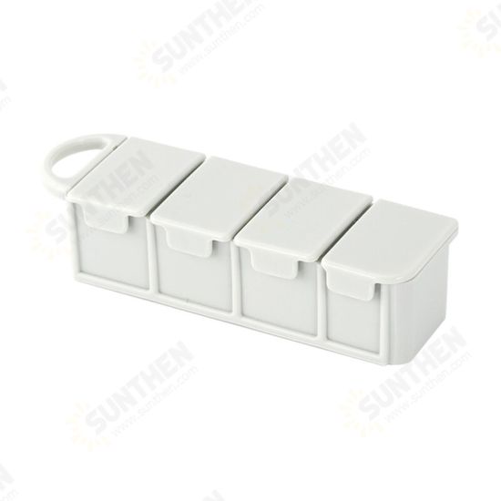 Portable Dispensing Kit One-week Travel Sub-packaged Mini-medicines Box Refillable Bottles