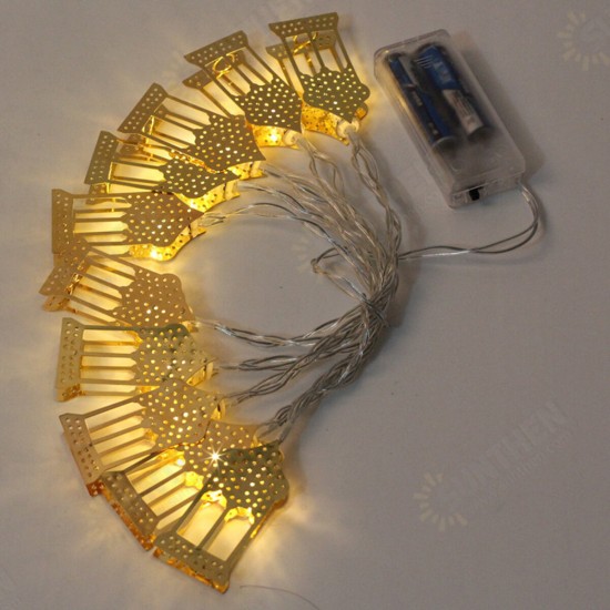 LED Lamp String Golden Castle Moon Light Eid Mubarak Ramadan Islam Decor LED Lamp String Golden Castle Moon Light Eid Mubarak Ramadan Islam Decor