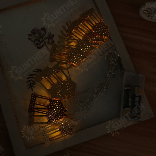 LED Lamp String Golden Castle Moon Light Eid Mubarak Ramadan Islam Decor LED Lamp String Golden Castle Moon Light Eid Mubarak Ramadan Islam Decor