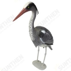 Large Plastic Resin Decoy Heron Garden Decorations Bird Scarer Fish Pond Koi Decorations Large Plastic Resin Decoy Heron Garden Decorations Bird Scarer Fish Pond Koi Decorations