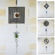 Metal Hanging Garden Wind Spinner Round Crystal Ball Bell Garden Home Ornament Metal Hanging Garden Wind Spinner Round Crystal Ball Bell Garden Home Ornament