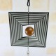 Metal Hanging Garden Wind Spinner Round Crystal Ball Bell Garden Home Ornament Metal Hanging Garden Wind Spinner Round Crystal Ball Bell Garden Home Ornament