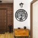 Metal Round Tree of Life Wall Art Peronsalised Wall Decorations for Home Office Living Room Fashion Wall Decor