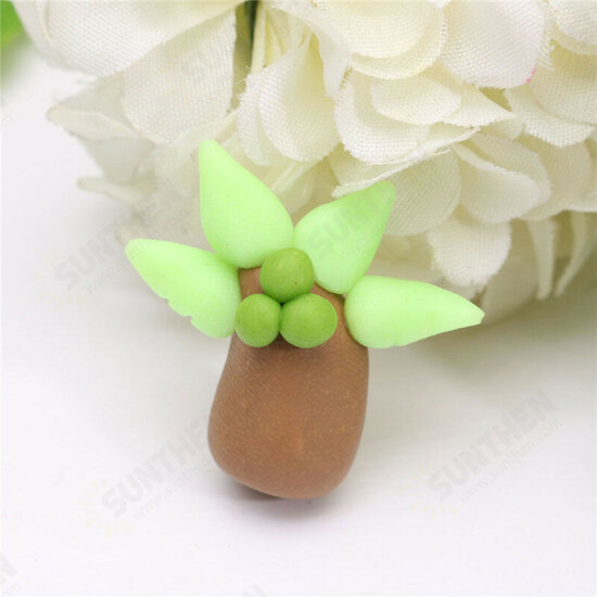 Mini Simulation Coconut Tree Moss Micro Landscape Deco Garden Creative Handicrafts