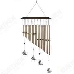 Outdoor Wind Chimes Melodic Tones Butterfly Harp Wind Chimes Handmade Wood for Home Garden Patio Decoration Outdoor Wind Chimes Melodic Tones Butterfly Harp Wind Chimes Handmade Wood for Home Garden Patio Decoration