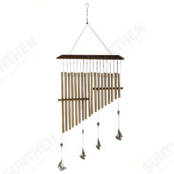 Outdoor Wind Chimes Melodic Tones Butterfly Harp Wind Chimes Handmade Wood for Home Garden Patio Decoration Outdoor Wind Chimes Melodic Tones Butterfly Harp Wind Chimes Handmade Wood for Home Garden Patio Decoration