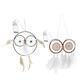 Owl Shape Luminous Dream Catcher Dreamcatchers Hanging Wall Living Room Ornament Decorations