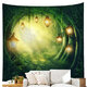 Polyester Fancy Moon Light Tapestry Throw Mat Yoga Rug Wall Hanging Home Decor Art Crafts